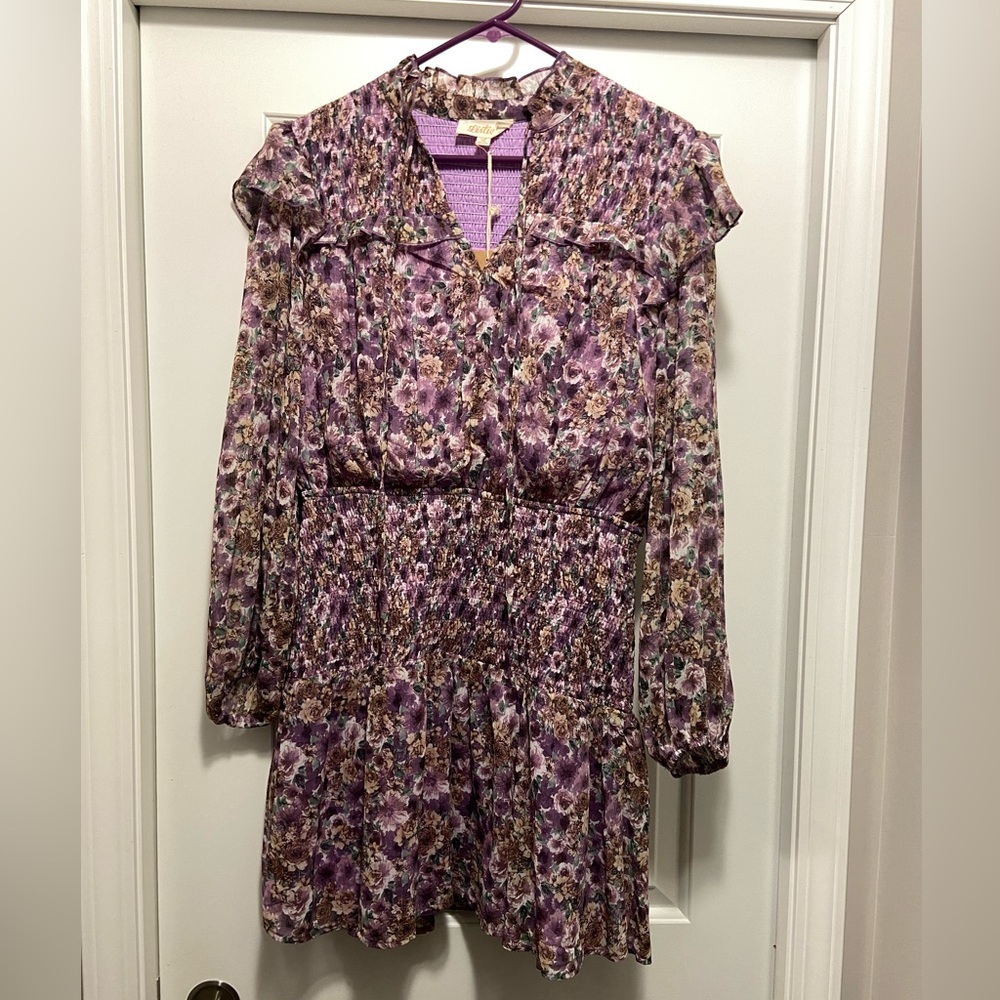 Floral Purple Dress